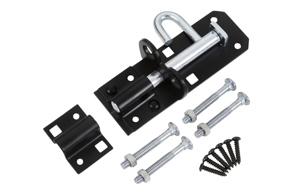 Blue Spot Tools Ironmongery 100mm Black Powder Coated Brenton Bolt