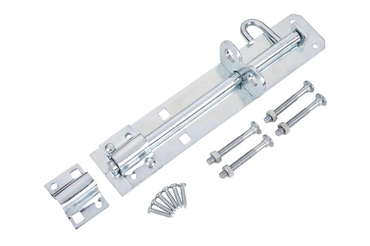 Blue Spot Tools Ironmongery 200mm Zinc Plated Brenton Bolt
