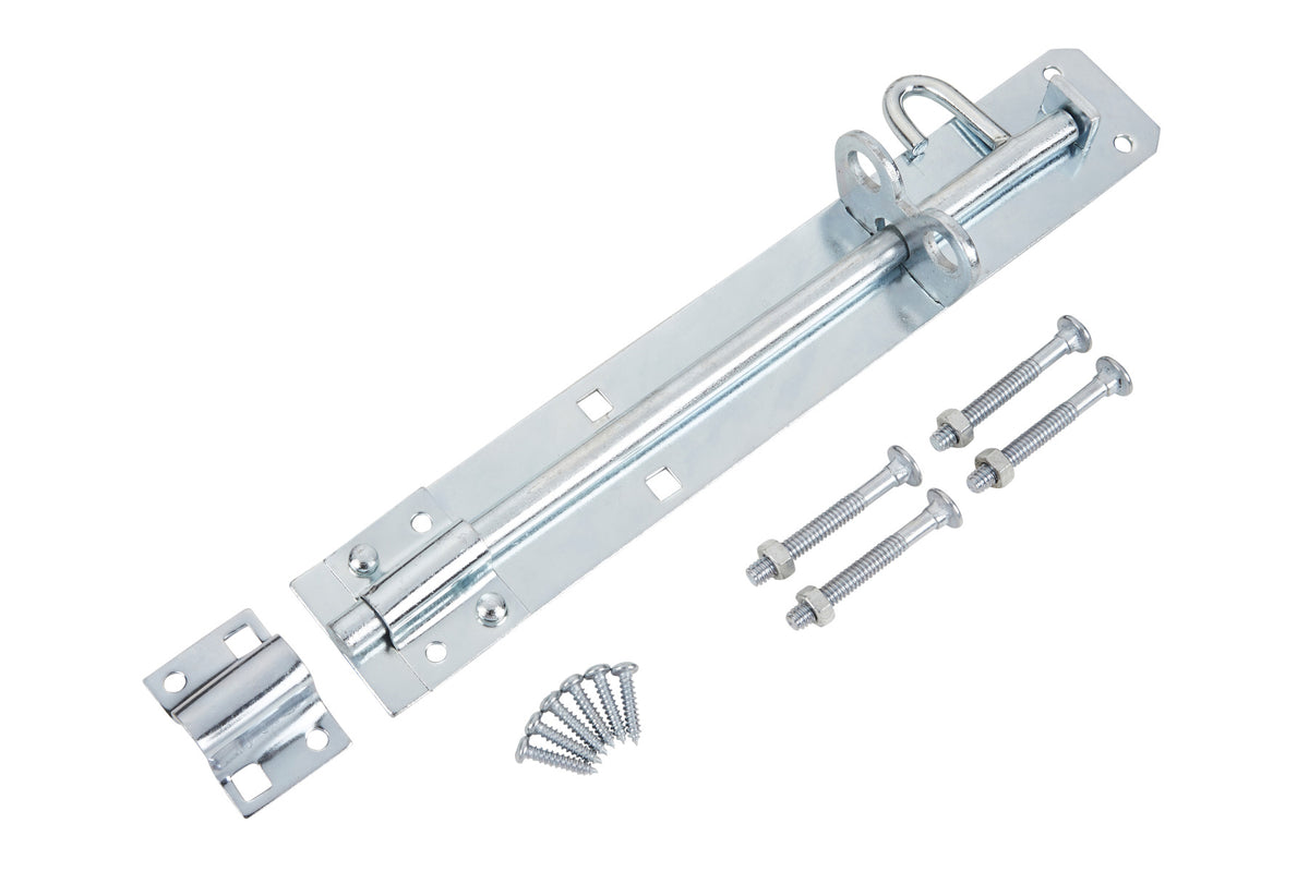 Blue Spot Tools Ironmongery 250mm Zinc Plated Brenton Bolt