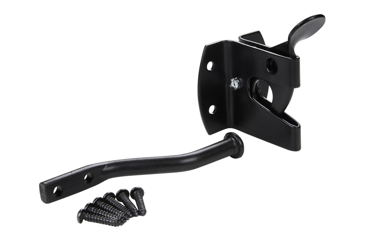 Blue Spot Tools Ironmongery 50mm Black Powder Coated Auto Gate Latch