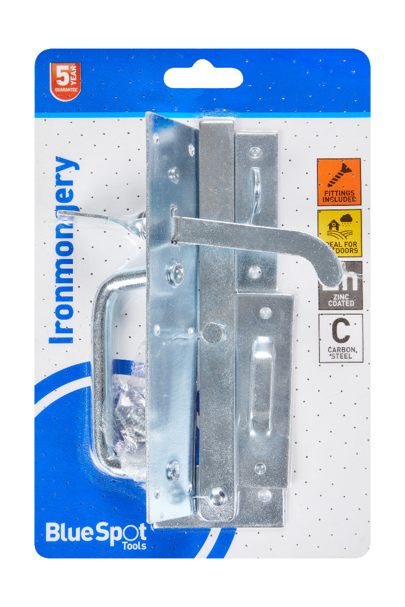 Blue Spot Tools Ironmongery 50mm Zinc Plated Suffolk Latch