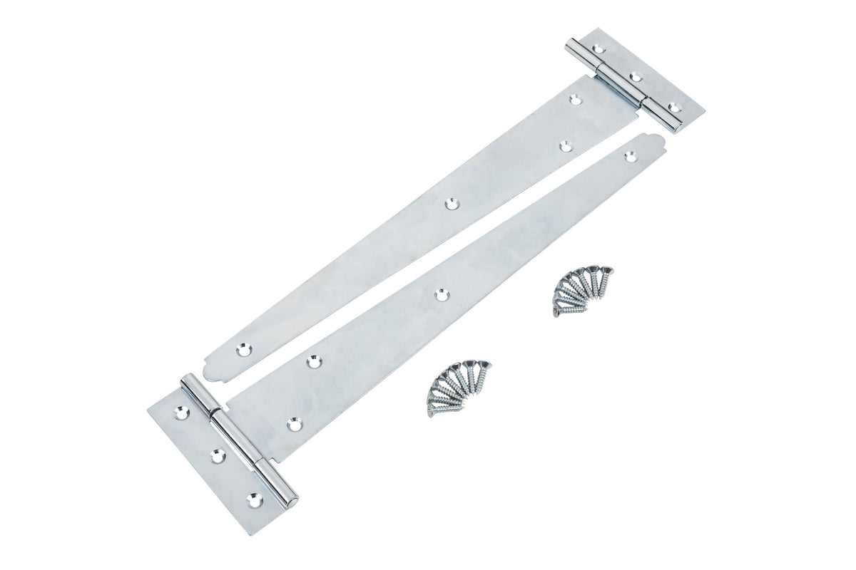 Blue Spot Tools Ironmongery 300mm Zinc Plated Tee Hinge
