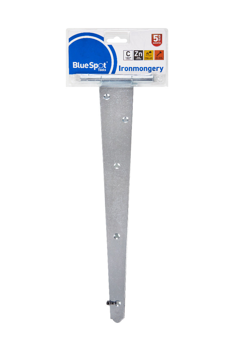 Blue Spot Tools Ironmongery 400mm Zinc Plated Tee Hinge