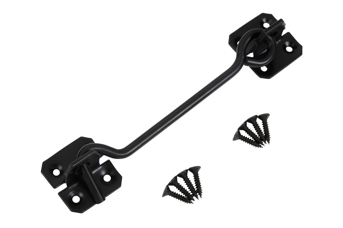 Blue Spot Tools Ironmongery 152mm Black Powder Coated Cabin Hook