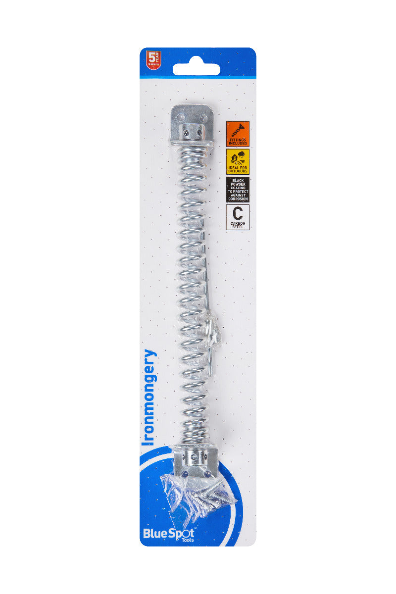 Blue Spot Tools Ironmongery 250mm Zinc Plated Gate Spring