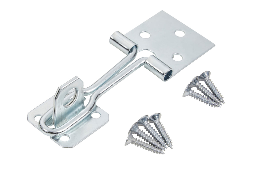 Blue Spot Tools Ironmongery 102mm Zinc Plated Wire Hasp and Staple