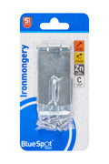 Blue Spot Tools Ironmongery 75mm Zinc Plated Hasp and Staple