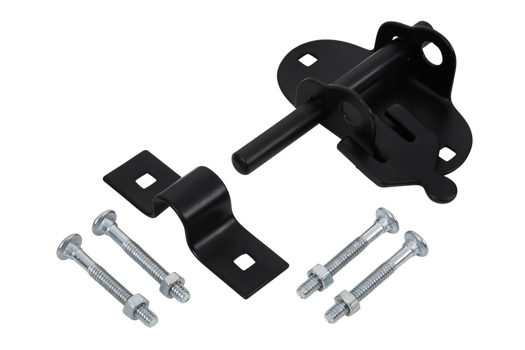 Blue Spot Tools Ironmongery 100mm Black Powder Coated Oval Pad Bolt