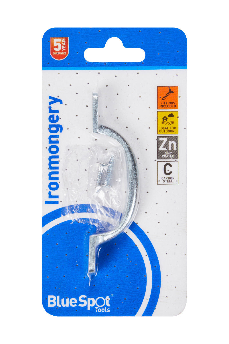 Blue Spot Tools Ironmongery 100mm Zinc Plated Hot Bed Handle