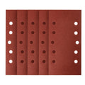 NEO TOOLS Velcro-backed sanding paper 115 x 230 mm, P120, 5 pcs, with 10 holes — 54-005
