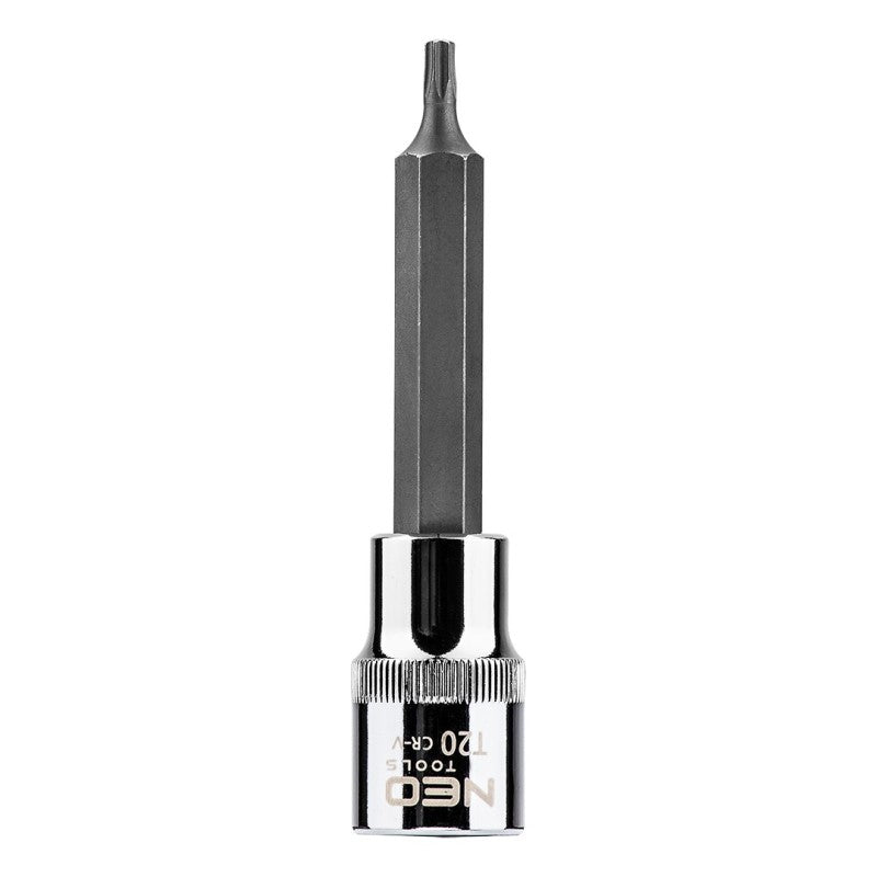 NEO TOOLS Torx bit on socket 1/2", T20, 100 mm — 08-760
