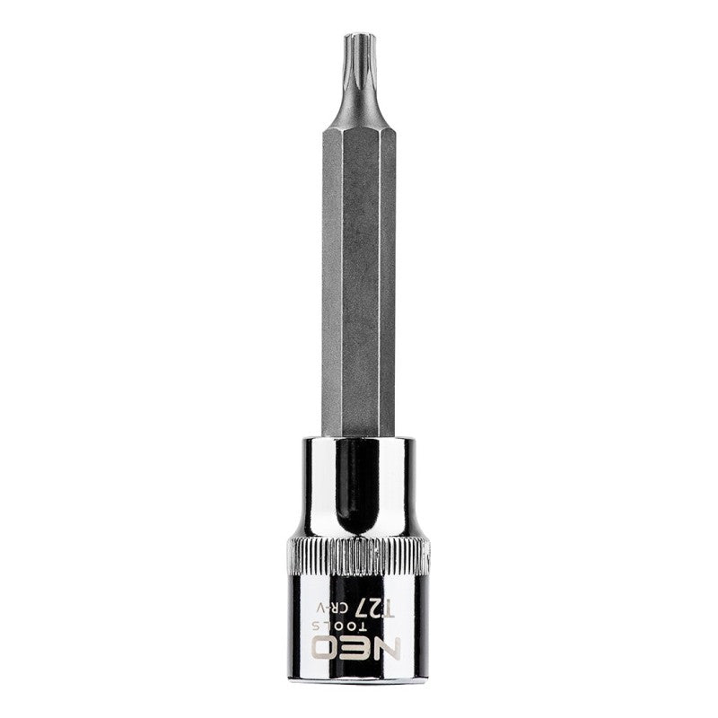 NEO TOOLS Torx bit on socket 1/2", T27, 100 mm — 08-762