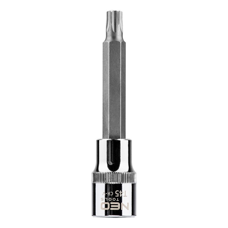 NEO TOOLS Torx bit on socket 1/2", T45, 100 mm — 08-765