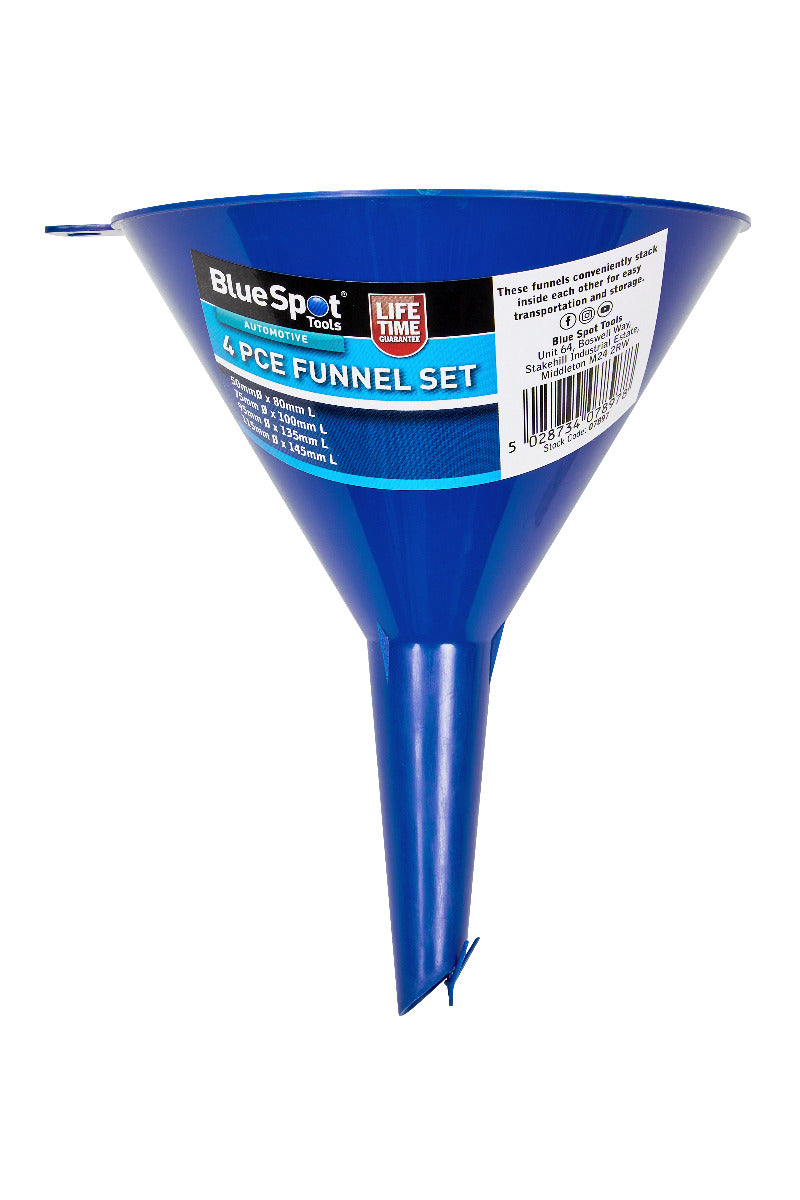 Blue Spot Tools 4 PCE Funnel Set