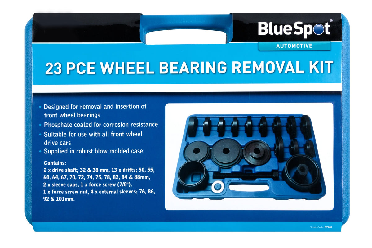 Blue Spot Tools 23 PCE Wheel Bearing Removal Kit