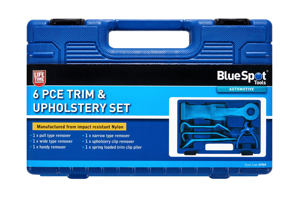 Blue Spot Tools 6PCE Trim & Upholstery Set In Case