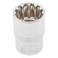 NEO TOOLS Spline socket 1/2", 19 mm — 08-591