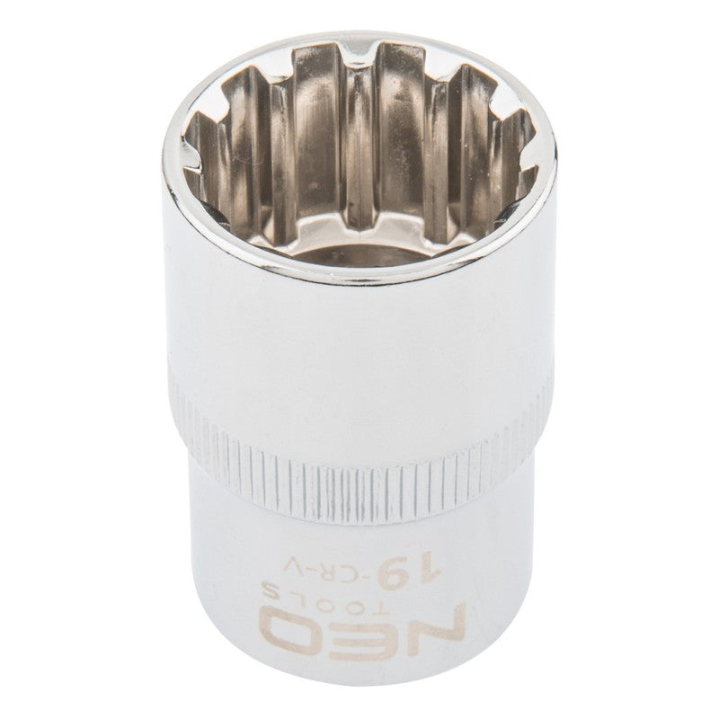 NEO TOOLS Spline socket 1/2", 19 mm — 08-591