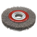 GRAPHITE Wire wheel brush 125 x 20 mm, INOX — 57H592