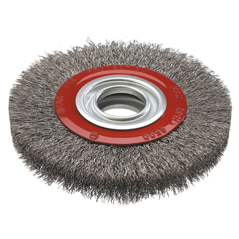 GRAPHITE Wire wheel brush 125 x 20 mm, INOX — 57H592