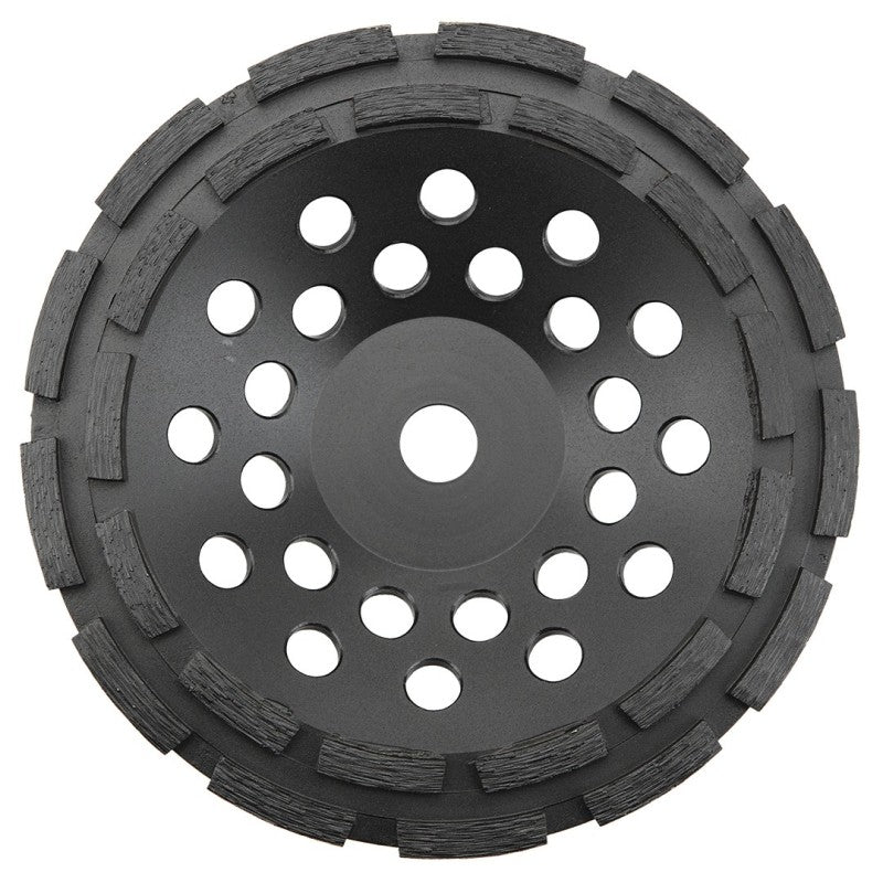 GRAPHITE Diamond grinding disc 180x5x22,2mm double segment — 57H888