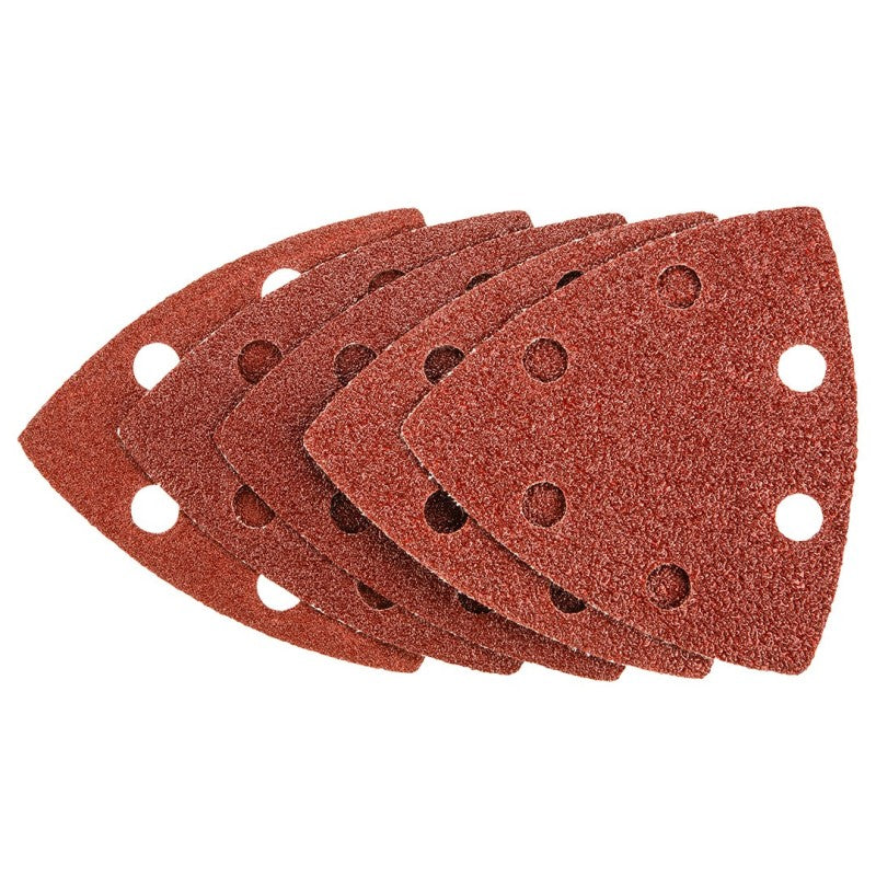 NEO TOOLS Velcro-backed sanding sheets, 83 x 83 x 83 mm (P60x2, P80x2, P100x1), 5 pcs. — 58-014