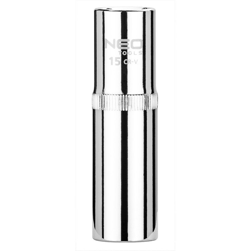 NEO TOOLS Long socket 1/2", 15 mm, 12 points — 08-074