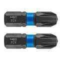 NEO TOOLS Impact bits PZ4 x 25 mm, 2 pcs. — 56-506