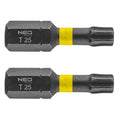 NEO TOOLS Impact bits TX25 x 25 mm, 2 pcs. — 56-514