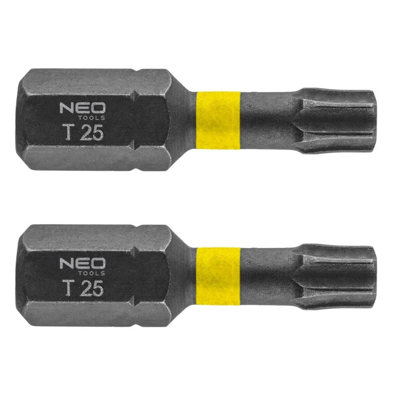 NEO TOOLS Impact bits TX25 x 25 mm, 2 pcs. — 56-514