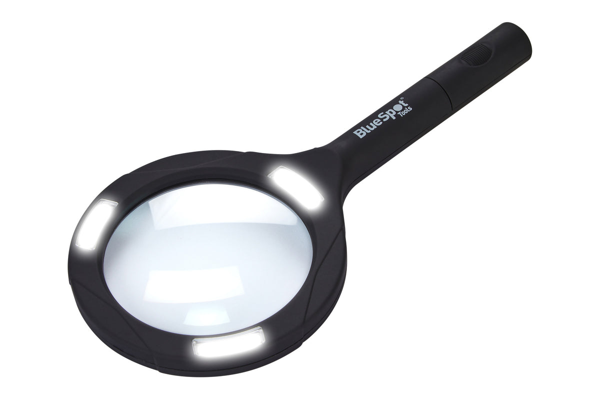 Blue Spot Tools 115mm (4 1/2") LED Magnifying Glass