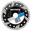 GRAPHITE Diamond disc 115 x 22.2 mm, Turbo — 57H625
