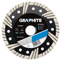 GRAPHITE Diamond disc 125 x 22.2 mm, Turbo — 57H626