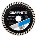 GRAPHITE Diamond disc 125 x 22.2 mm, Turbo Wave — 57H634