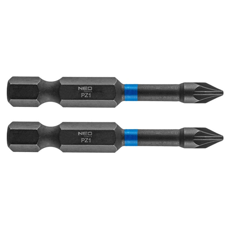 NEO TOOLS Impact bits PZ1 x 50 mm, 2 pcs. — 56-521