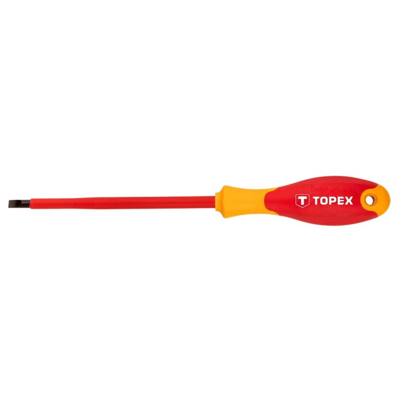 TOPEX Flat screwdriver 1000V, 5.5 x 125 mm, CrMo — 39D473