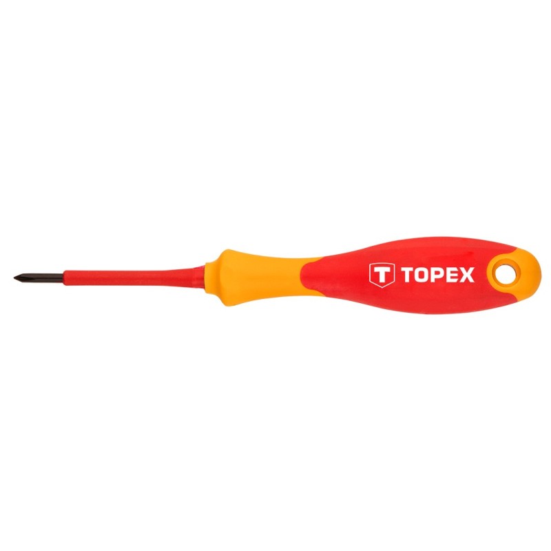 TOPEX Phillips screwdriver 1000V, PH0 x 60 mm — 39D475