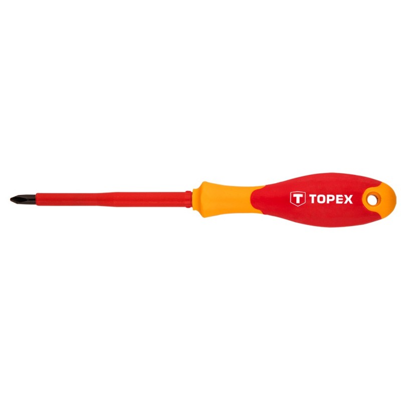 TOPEX Phillips screwdriver 1000V, PH1 x 80 mm — 39D476