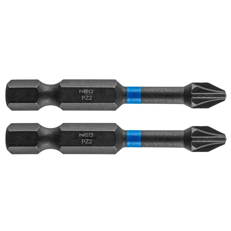 NEO TOOLS Impact bits PZ2 x 50 mm, 2 pcs. — 56-522