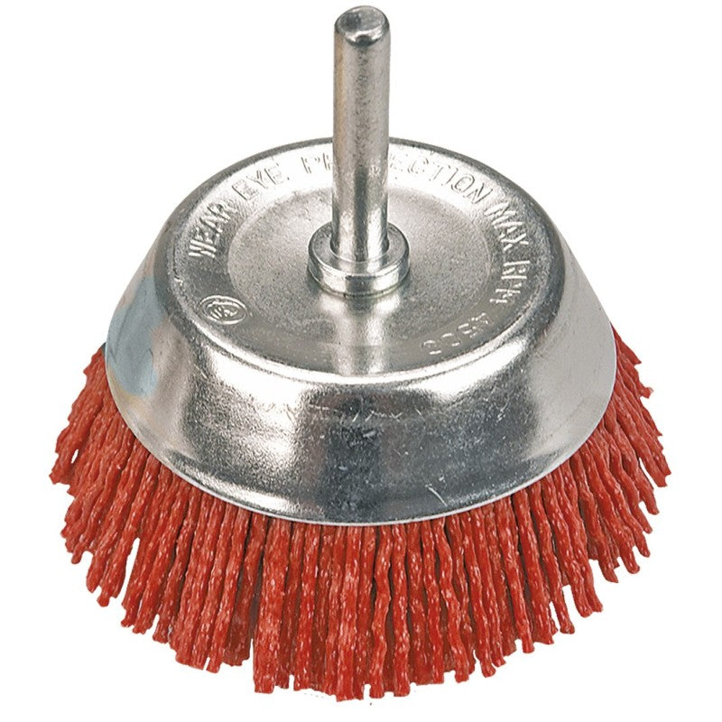 VERTO 3" cup brush with shaft Abrasive — 62H710
