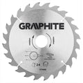 GRAPHITE Disc for circular saw, carbide 190 x 30 mm, 24 teeth — 57H668
