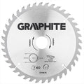 GRAPHITE Disc for circular saw, carbide 200 x 30 mm, 40 teeth — 57H676