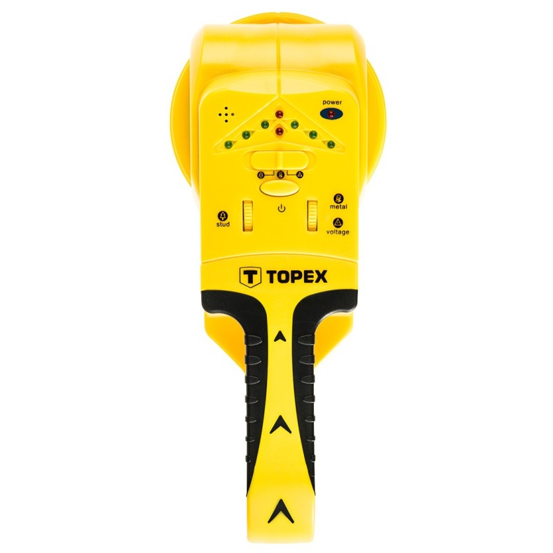 TOPEX Detector 3 in 1 for stud/voltage/metal, battery 6F22, 9V — 94W120