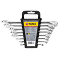 TOPEX Combination wrenches 6-19 mm, set 8 pcs — 35D756