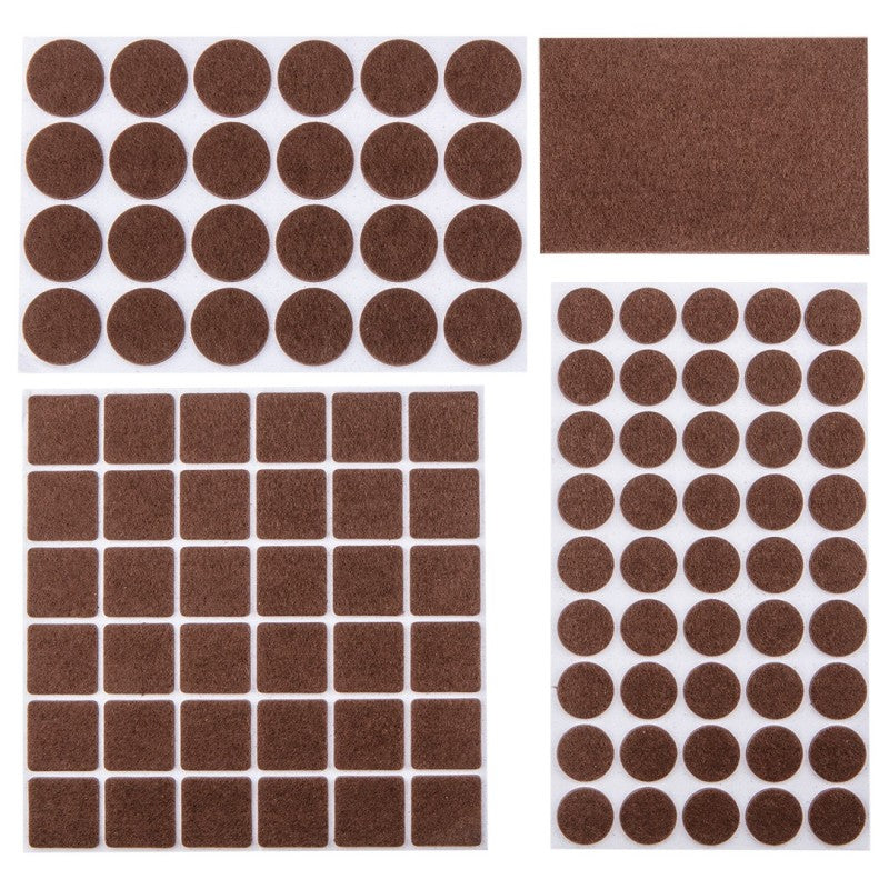 Top Tools Adhesive felt pads set, brown, 106 pcs — 98Z146