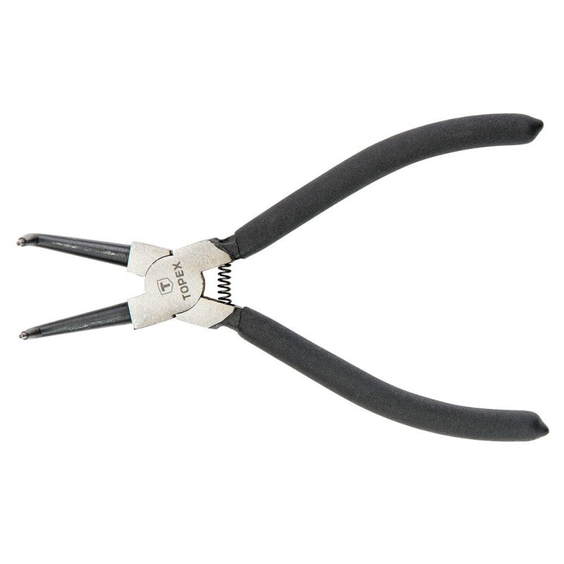 TOPEX Circlip pliers 180 mm, internal, bent — 32D309