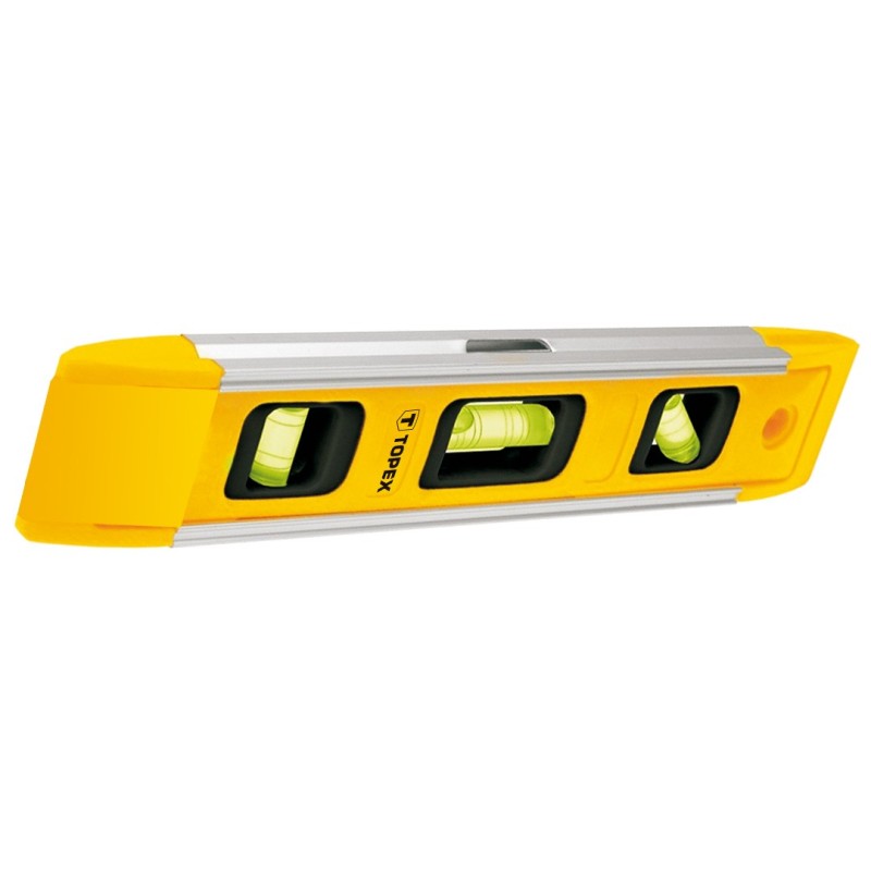 TOPEX Torpedo spirit level, aluminium frames, 230 mm, magnetic — 29C894