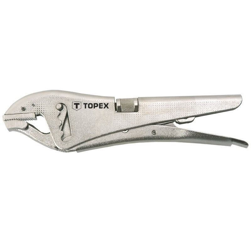 TOPEX Universal locking pliers 250 mm, straight jaws — 32D456