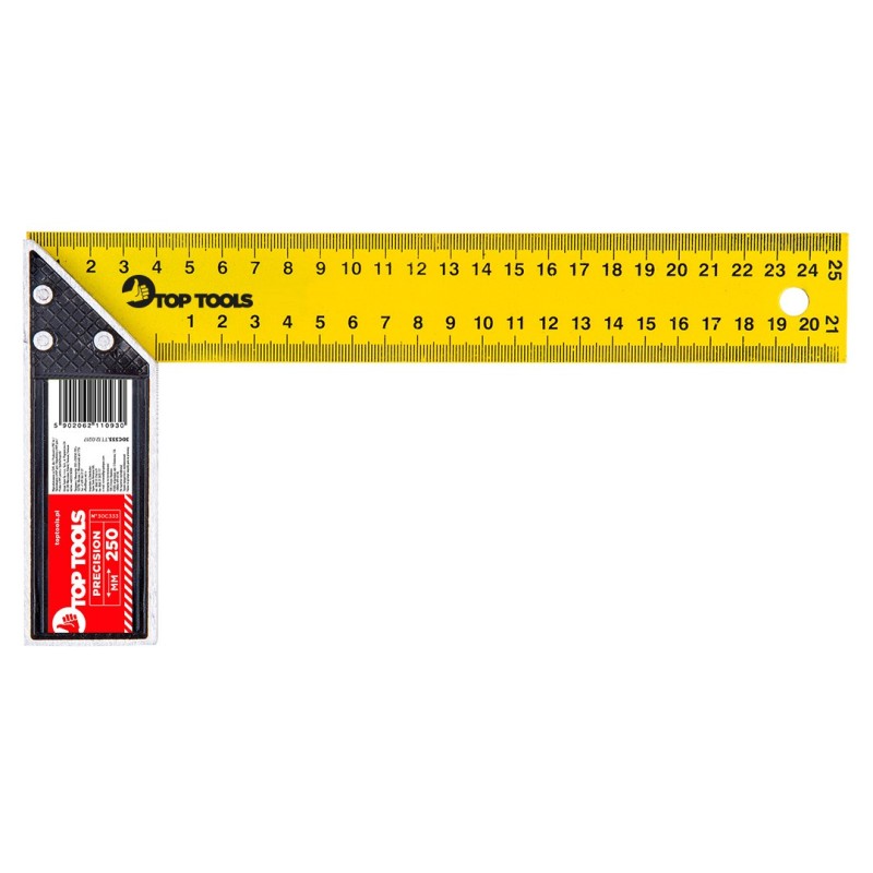 Top Tools Joiners square, hardened, 250 mm — 30C333
