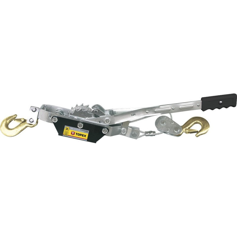 TOPEX Cable puller, 2t, double wheel, 3,1kg — 97X080